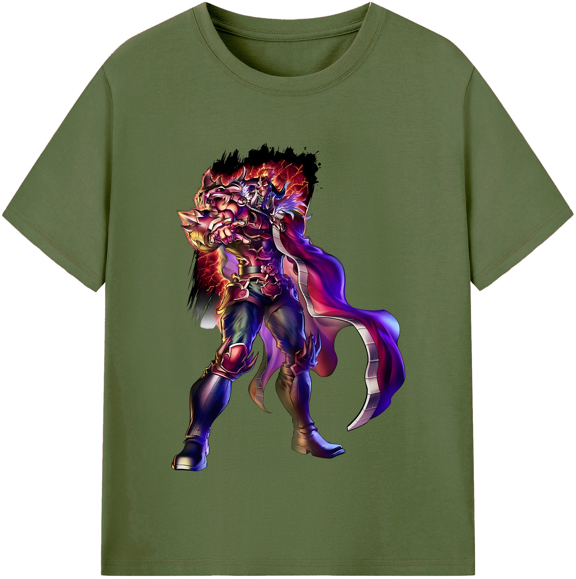 （画像用） 北斗の拳 Fist of the North Star 綿100％半袖Tシャツ（フロントプリント）